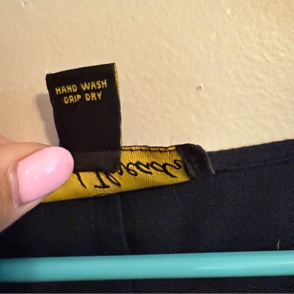 Sacred Threads Patchwork Boho Retro Black Top Women’s Size Large - Picture 4 of 7